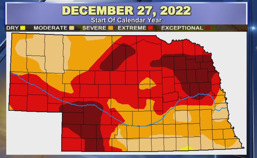 It wasn't pretty with the entire state in a drought category