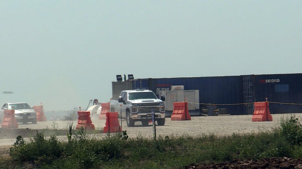 Construction is underway on a new Google data center along I-80 and northeast Lincoln.