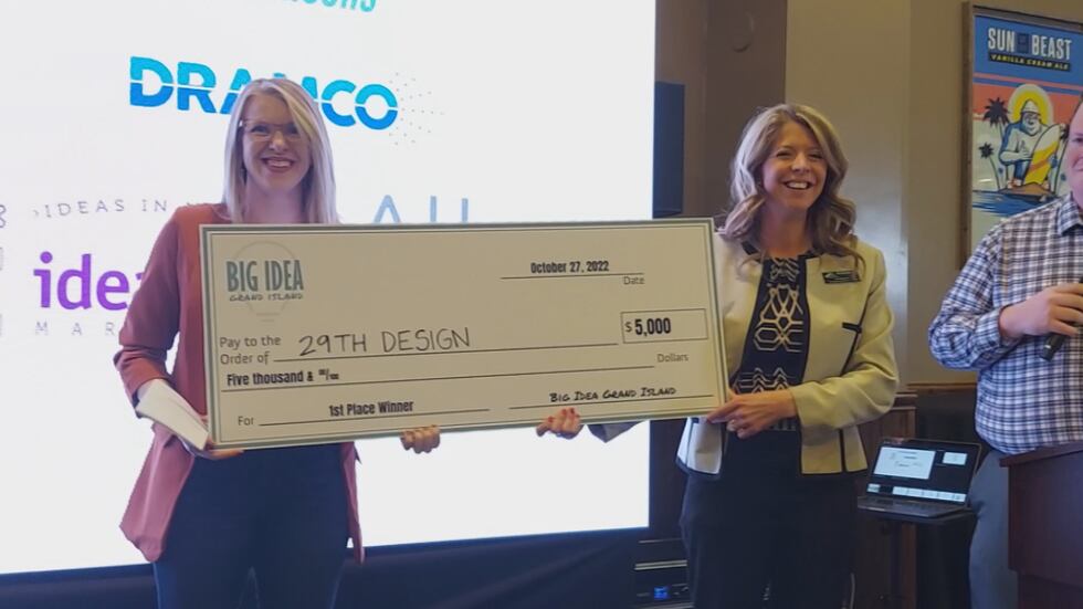 29th Design won the Big Idea Grand Island event put on by CCC-Grand Island's Entrepreneurship...