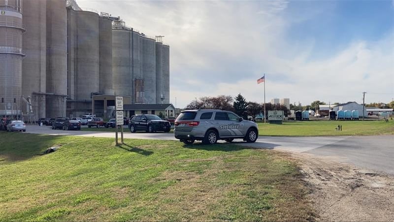 Law enforcement officers are investigating a deadly shooting at the Agrex elevator in Superior.