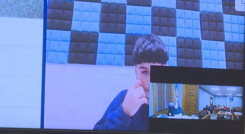 Isaac Ronquillo during court hearing.